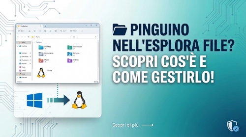 Hai notato un&rsquo;icona a forma di Pinguino con scritto "Linux" nel tuo Esplora File?