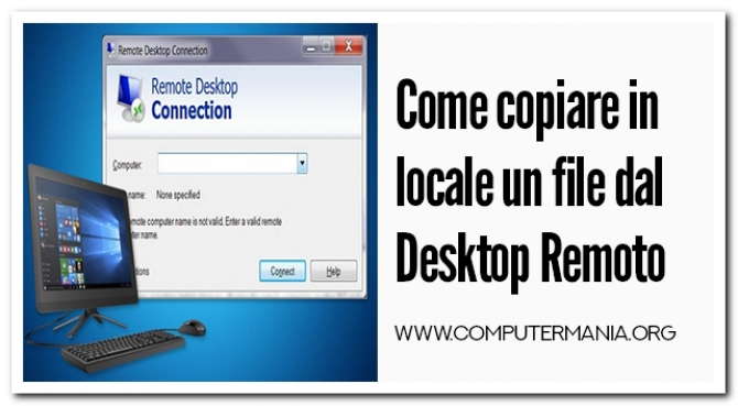 Come copiare in locale un file dal Desktop Remoto