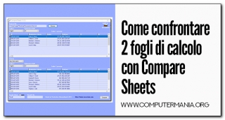 Come confrontare 2 fogli di calcolo con Compare Sheets