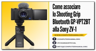 Come associare lo Shooting Grip Bluetooth GP-VPT2BT alla Sony ZV-1