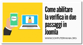 Come abilitare la verifica in due passaggi in Joomla