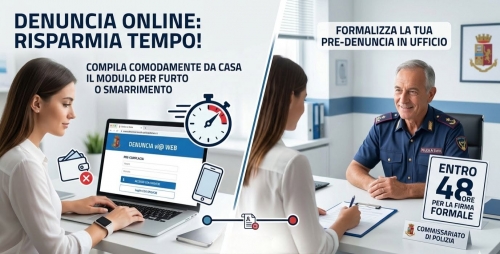 Denunce online pi&ugrave; veloci: l'app IO e la Polizia di Stato semplificano segnalazioni e pre-denunce