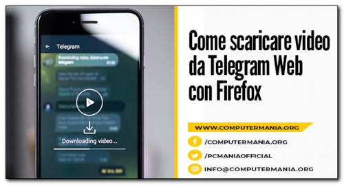 Come scaricare video da Telegram Web con Firefox