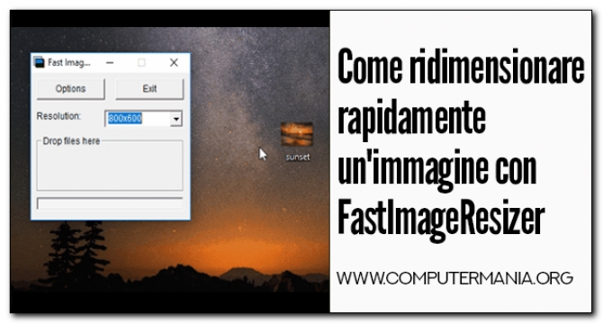 Come ridimensionare rapidamente un&#039;immagine con FastImageResizer