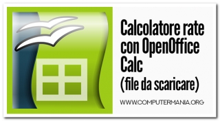 Calcolatore rate con OpenOffice Calc (file da scaricare)