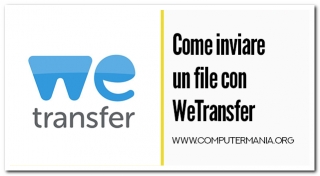 Come inviare un file con WeTransfer