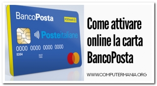 Come attivare online la carta BancoPosta