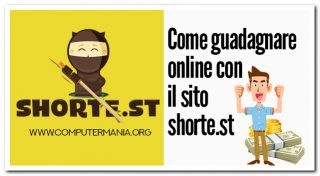 Come guadagnare online con il sito shorte.st