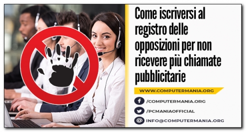 Come iscriversi al registro delle opposizioni per non ricevere più chiamate pubblicitarie