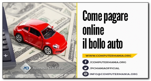 Come pagare online il bollo auto