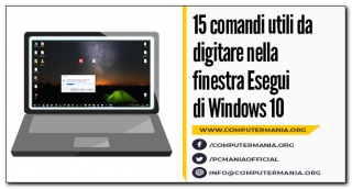 15 comandi utili da digitare nella finestra Esegui di Windows 10