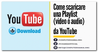 Come scaricare una Playlist (video o audio) da YouTube