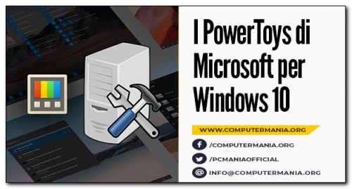 I PowerToys di Microsoft per Windows 10