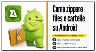 Come zippare files e cartelle su Android