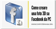 Come creare una foto 3D su Facebook da PC
