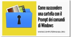 Come nascondere una cartella con il Prompt dei comandi di Windows