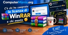 C'è chi ha comprato la licenza di WinRAR e chi mente