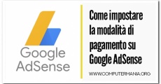Come impostare la modalità di pagamento su Google AdSense