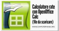 Calcolatore rate con OpenOffice Calc (file da scaricare)