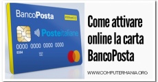 Come attivare online la carta BancoPosta