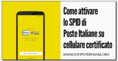 Come attivare lo SPID di Poste Italiane su cellulare certificato