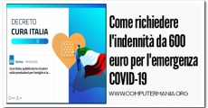 Come richiedere l'indennità da 600 euro per l'emergenza COVID-19